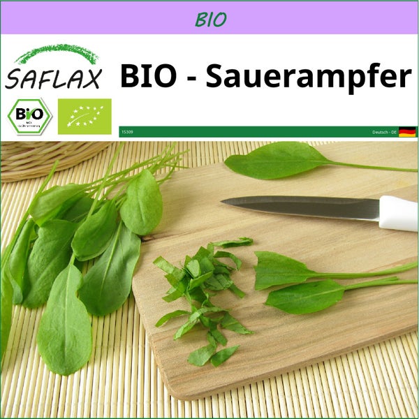 SAFLAX  - BIO - Sauerampfer - Rumex acetosa - 400 Samen