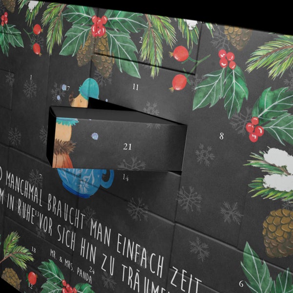 Mr. & Mrs. Panda Befüllbarer Adventskalender Nachtfalter Schaumbad - Schwarz