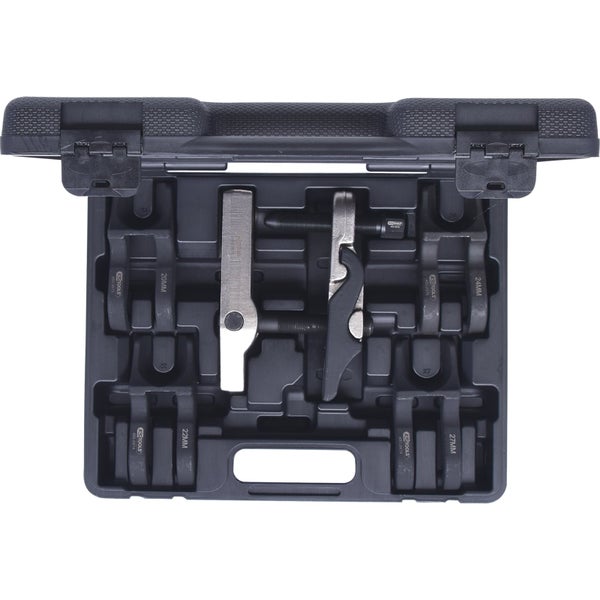 Werkzeugsatz mit Abziehern und Aufsätzen in schwarzem Koffer