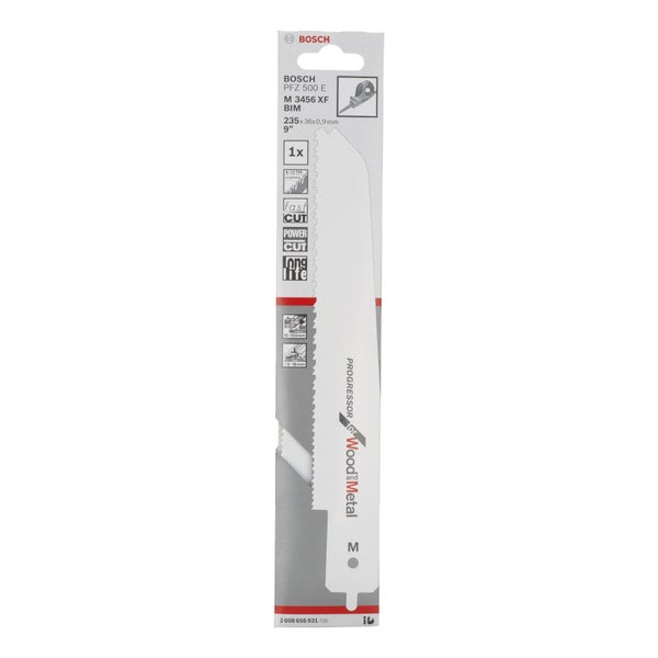 Bosch Säbelsägeblatt M 3456 XF Progressor for Wood and Metal, für PFZ 500 E - 2608656931