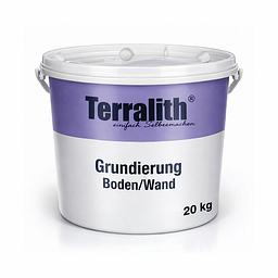 Terralith Grundierung für Boden und Wand, 20 Kilogramm Eimer.