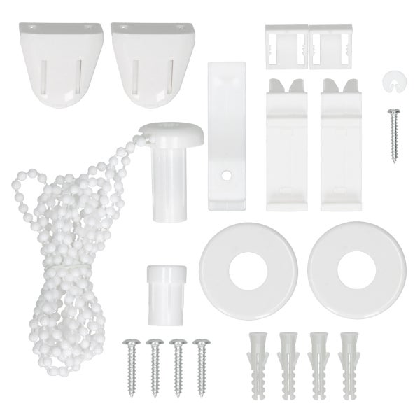 ECD Germany Verdunkelungsrollo 45 x 150 cm - Braun - Klemmfix - ohne Bohren - für Sonnen- und Sichtschutz - inkl. Befestigungsmaterial - EasyFix Rollo Klemmrollo