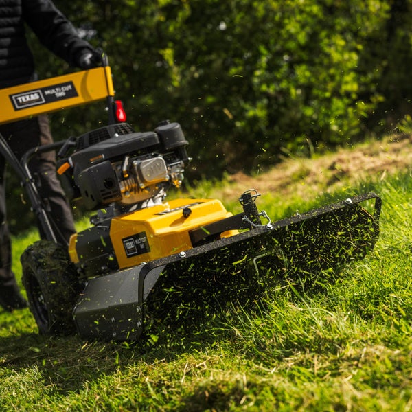 Wiesenmäher Texas Multi Cut 580TG Benzin 4-Takt 224cm³ mit Antrieb & schwenkbarem Vorderrad – 58cm Schnittbreite für hohes Gras