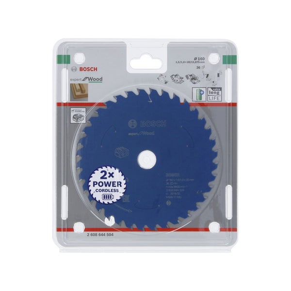 Bosch Expert Wood Kreissägeblatt in Verpackung
