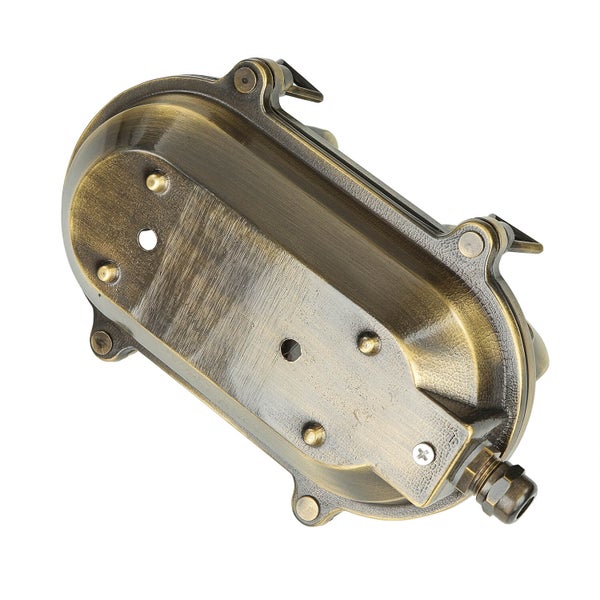 Ovale Außenleuchte für die Wandmontage