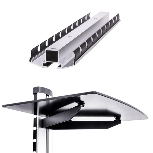 Aluminiumprofil und Geräteboden für Wandmontage