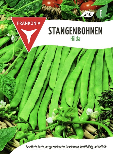 Stangenbohnen Hilda Samenpackung