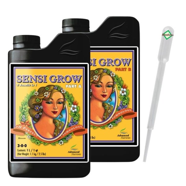 Advanced Nutrients Sensi Grow A&B 5 Liter – pH Perfect Hochwertiger Wuchsdünger, Für Gesunde & Kräftige Pflanzen, Einfache Anwendung & Optimale Nährstoffversorgung während der Wachstumsphase