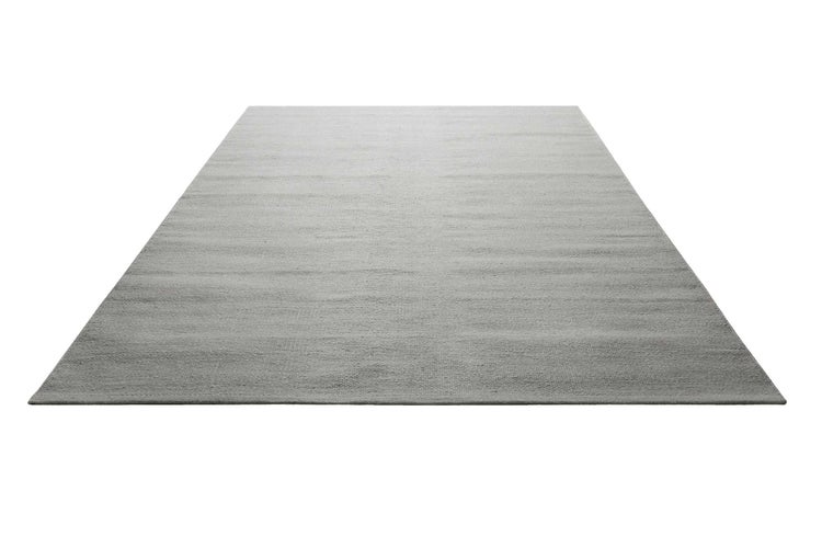 Kelim Teppich Grau aus Wolle Perpignan Green Looop 200x290 cm