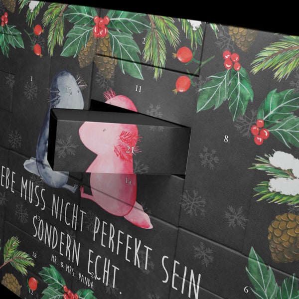 Mr. & Mrs. Panda Befüllbarer Adventskalender Axolotl Liebe - Schwarz
