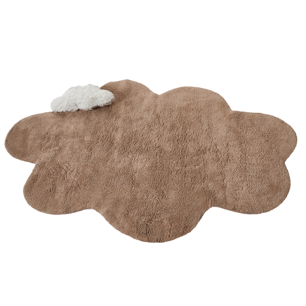Wolkenteppich für Kinderzimmer, flauschiger Vorleger in Wolkenform