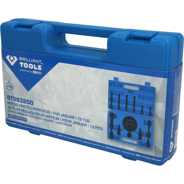 Brilliant Tools Motor-Einstellwerkzeug für Jaguar und Land Rover im Werkzeugkoffer