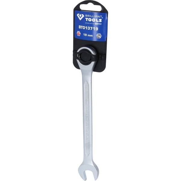 Brilliant Tools Ringmaulschlüssel mit Ratsche, 19 mm