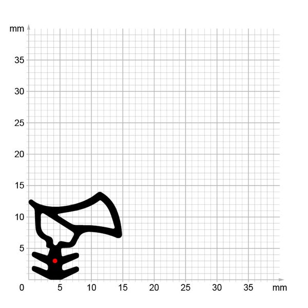 DIWARO. | Stahlzargendichtung SZ016 | grau | 5 Meter