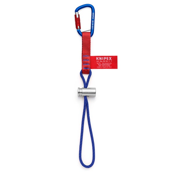 Knipex Adapterschl. 6kg + Mat.-Karabiner - 005013TBK