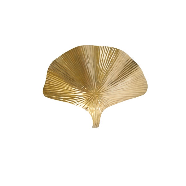 Dekorative Ginkgo-Blattform aus Metall