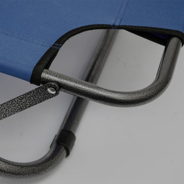 Campingstuhl Liegestuhl Freizeitliege Sonnenliege Strandliege Campingliege Klappliege Liege 153cm | Dunkelblau
