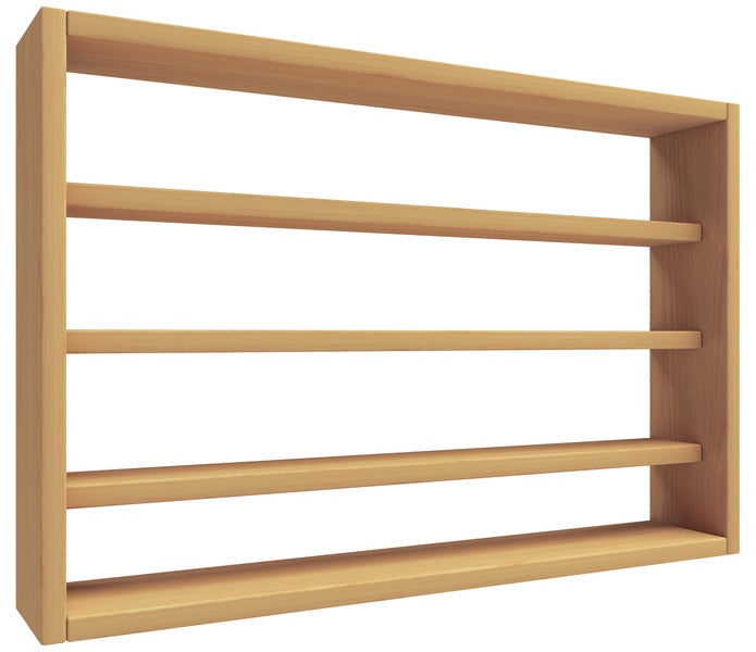 Holz Wandregal Gewürzregal Regal Küche Esaldi M