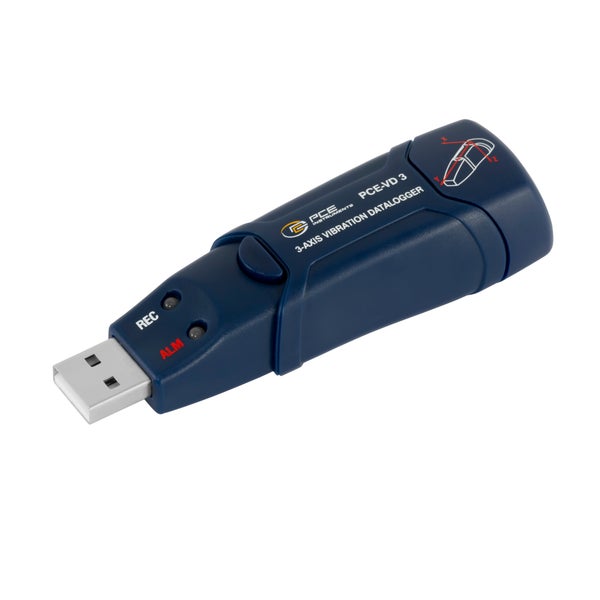 PCE Datenlogger PCE-VD 3 Schwingungsmessgerät Frequenzanalyse
