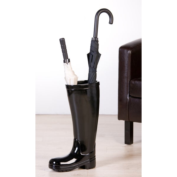 Schirmständer GILDE Dekoration Höhe 45cm Breite 26cm schwarz Keramik