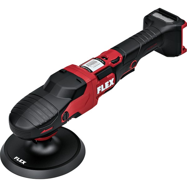 Flex Akku Poliermaschine PE 150 18-EC mit bürstenlosem Motor für effizientes Polieren.