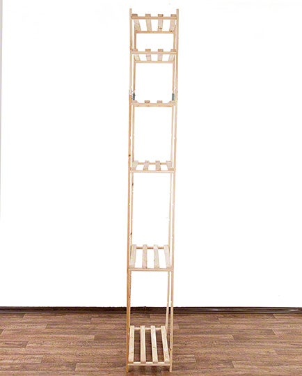 PROREGAL Holzregal Timbercraft HxBxT 220 x 65 x 28,5 cm Fachlast 35 kg 6 Fachboden 1,4 cm Dickes Kiefernholz Natur