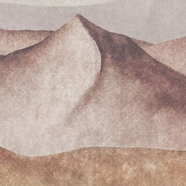 Illustration einer Berglandschaft