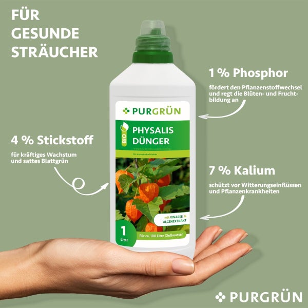 Purgrün Bio-Physalis-Dünger 1 Liter