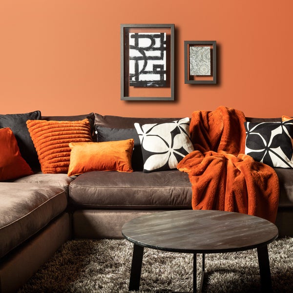 Kissenhülle Hazel - Orange 50x50 cm