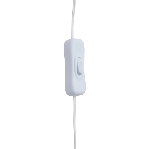 Ein elektrischer Zwischenschalter für Lampenkabel zur bequemen Bedienung von Leuchten.