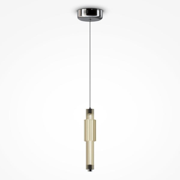 LED Pendelleuchte Verticale in Cognac 8W 800lm