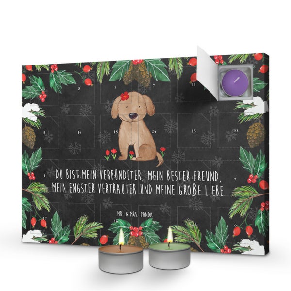 Mr. & Mrs. Panda Duftkerzen Adventskalender Hund Dame - Schwarz