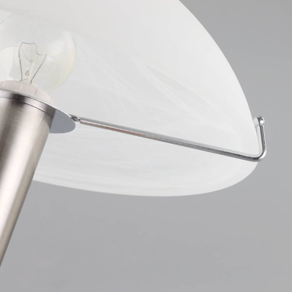 Lindby Tischlampe Viola (Modern) in Weiß aus Metall (1 flammig, E14) - Tischleuchte Schreibtischlampe Nachttischlampe Schlafzimmerleuchte