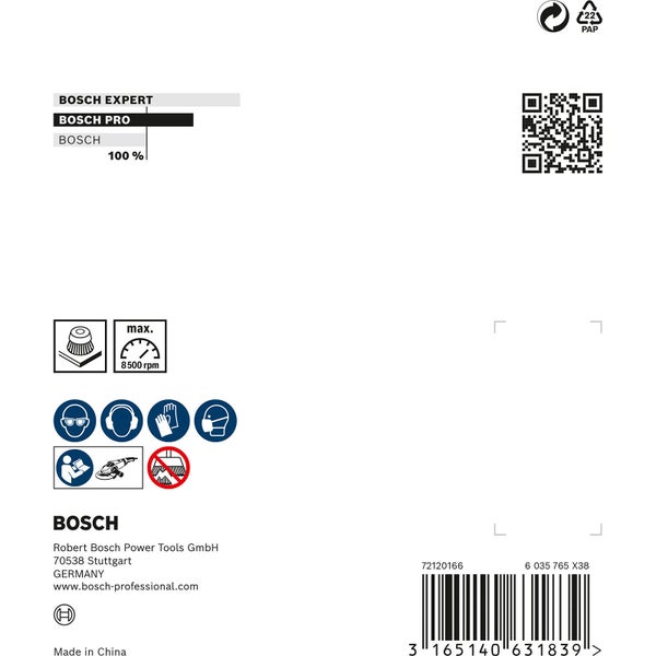 Bosch PRO Stainless Steel clean Topfbürste 100 x 0,30 mm Gewinde - 2608622103