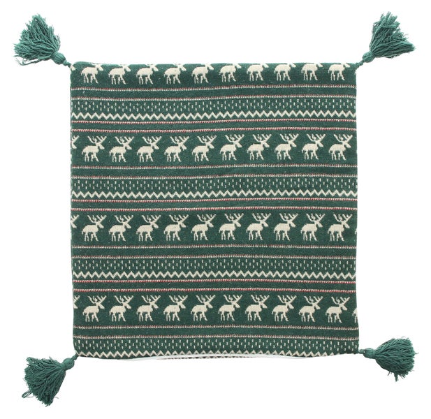 FRANK FLECHTWAREN | Kissenhülle Skandinavien, 45 x 45 cm, POLYESTER, WOLLE