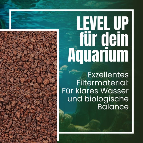 Aquariumfiltermaterial zur biologischen Wasserklärung.