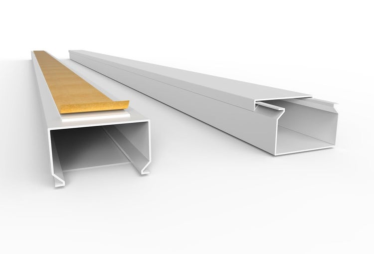 CILSON WDK4025SW Art.-Nr. 6700250.1 Kabelkanal Selbstklebend 40x25mm Weiß - 1 m / 1000 mm, Maximale Kapazität, Einfache Kabelunterbringung