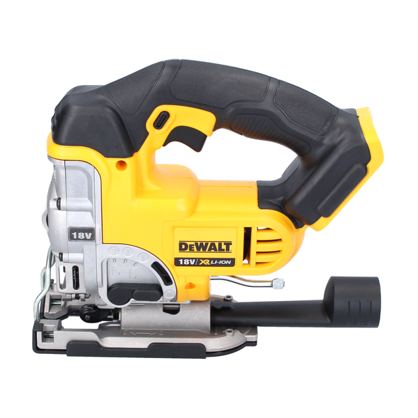 DeWalt Akku-Stichsäge 18 Volt XR Lithium-Ionen in der Seitenansicht.