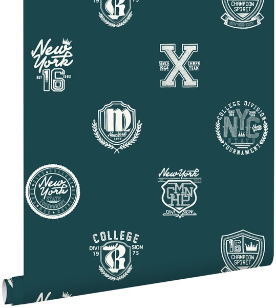 Tapete mit New York Motiven