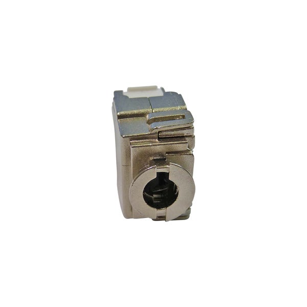 ProfiPatch Keystone RJ45 Jack Modul Cat.6a Buchse 10 Gigabit STP Netzwerk Adapter LAN für Patchpanel, Netzwerkdose, Verlegekabel