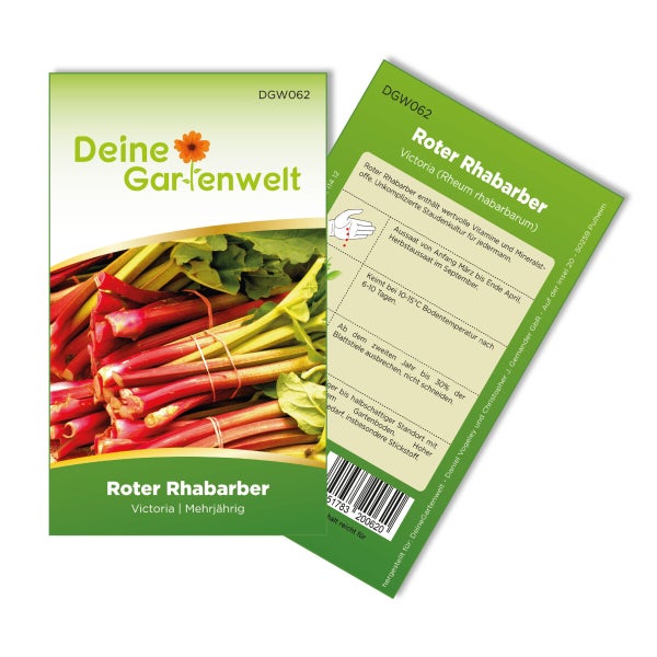 Rhabarber rot Samen von Deine Gartenwelt