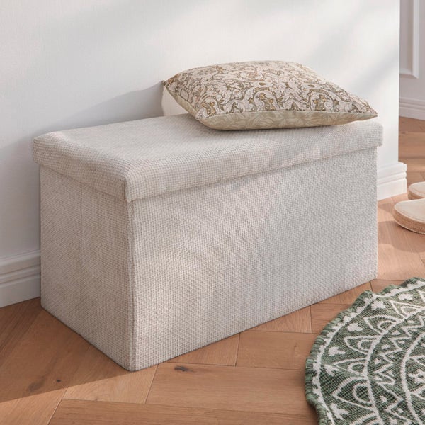 FRANK FLECHTWAREN|Aufbewahrungsbox Cosy, 71 x 38 x 38 cm, POLYESTER, MDF