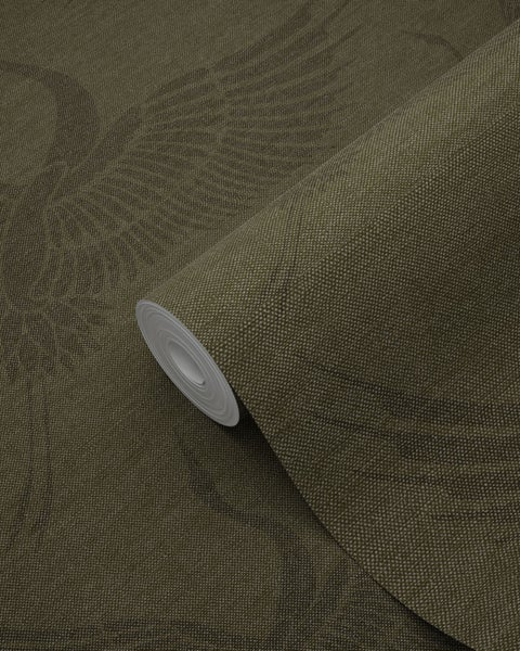 Tapetenrolle mit Textilmuster