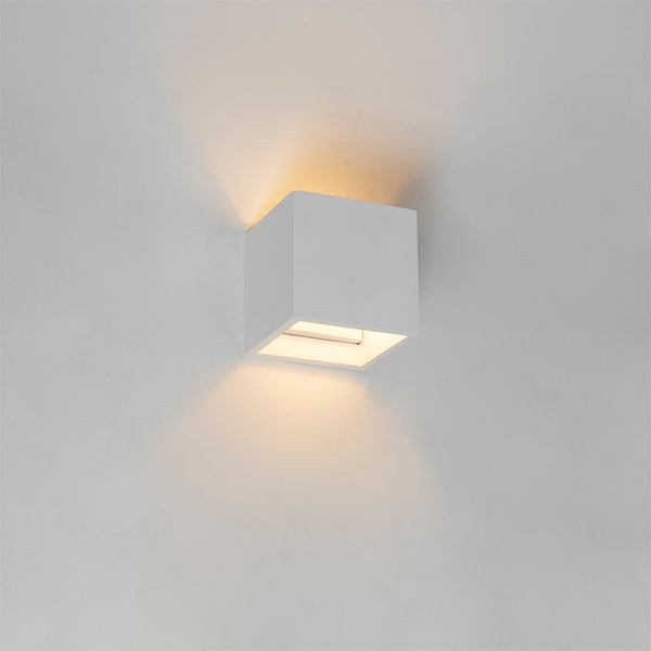 Quadratische Wandleuchte zur Innenbeleuchtung