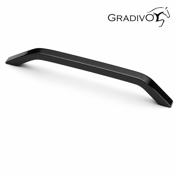 Möbelgriff Gradivo, modernes eckiges Design, Gradivo Logo.