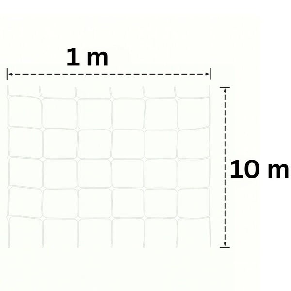 Netz, Maschenweite eins zu zehn Meter