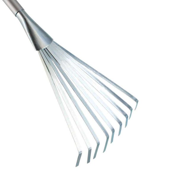 Kleinfächerbesen (Aluminium) mit Teleskopstiel