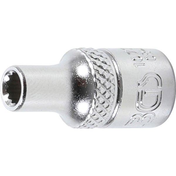 BGS Steckschlüssel-Einsatz Zwölfkant Antrieb Innenvierkant 6,3 mm (1/4) SW 4 mm - 10774