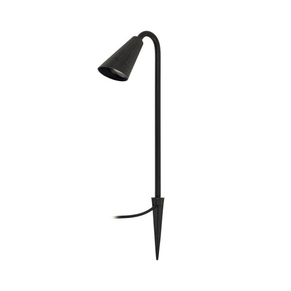 Lindby Außenleuchte Sorvete (Modern) in Schwarz aus Aluminium (1 flammig, GU10) - Erdspießleuchte außen