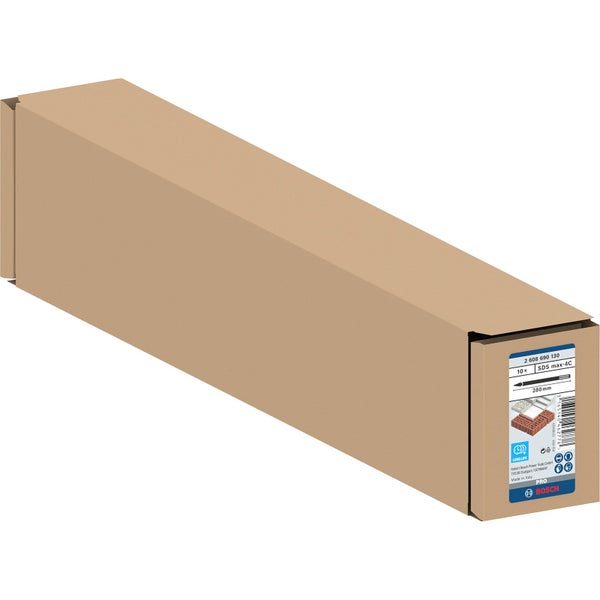 Verpackung Bosch Hammerbohrer SDS max-4C mit einer Länge von 280 Millimeter
